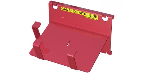 Nitrile glove box 2 3/4" X 4 7/8" support